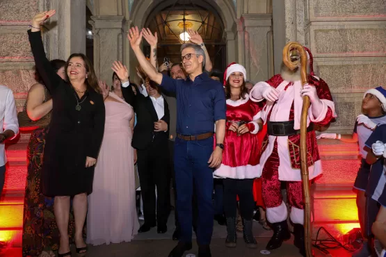 Governo de Minas inaugura iluminação de Natal no Circuito Liberdade