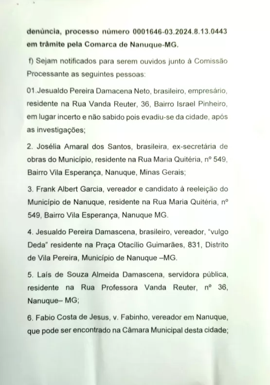 Pedido de impeachment de Gilson Coleta é protocolado na Câmara