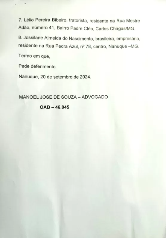 Pedido de impeachment de Gilson Coleta é protocolado na Câmara