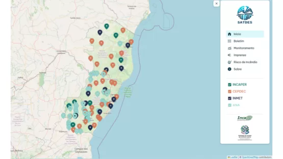 Incaper disponibiliza primeiro sistema de dados meteorológicos em tempo real do Espírito Santo