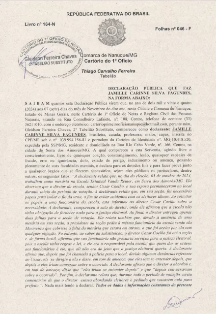 CÂMARA MUNICIPAL DE SERRA APROVA MOÇÃO DE REPÚDIO A DIRETOR DA ESCOLA VANDA REUTER