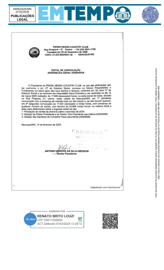 PUBÇICAÇÃO LEGAL