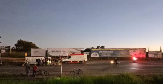 Acidente fatal em frente ao Mineirão Atacarejo em Nanuque