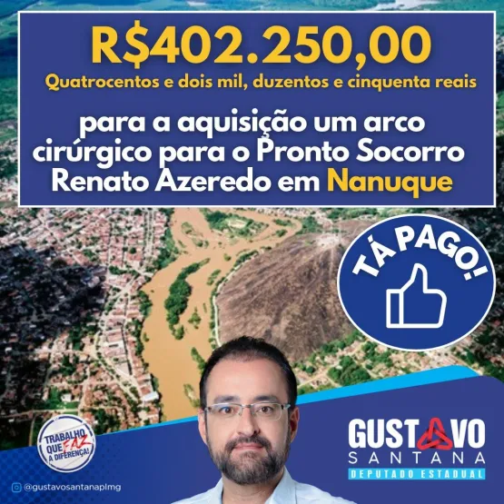 Reforma do HPS recebe atenção do deputado Gustavo Santana Reforma do HPS recebe atenção do deputado Gustavo Santana