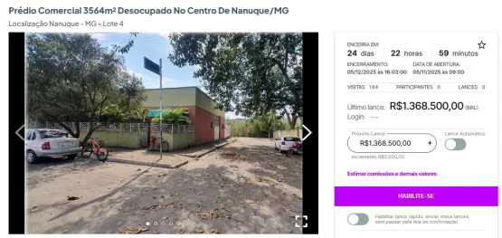 Cemig coloca à venda imóvel em área de preservação às margens do Rio Mucuri, em Nanuque