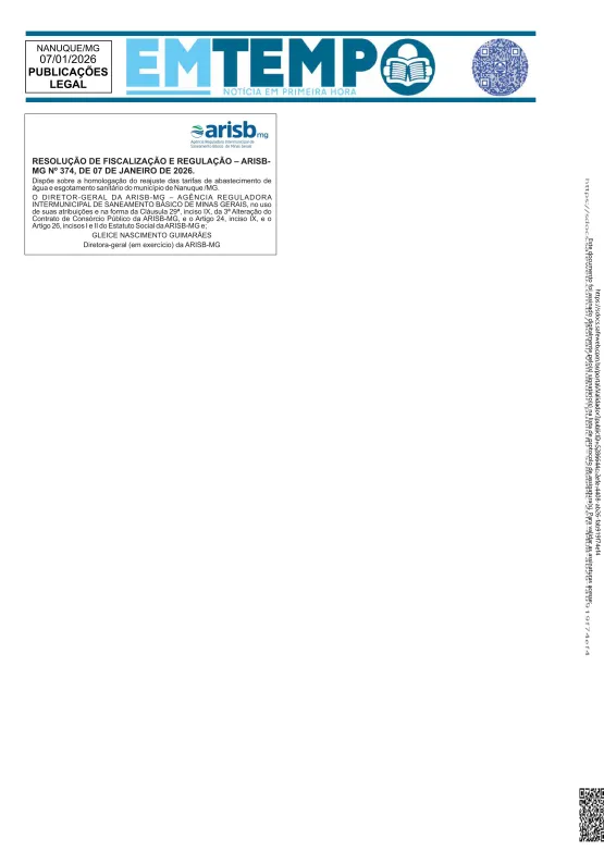 RESOLUÇÃO DE FISCALIZAÇÃO E REGULAÇÃO