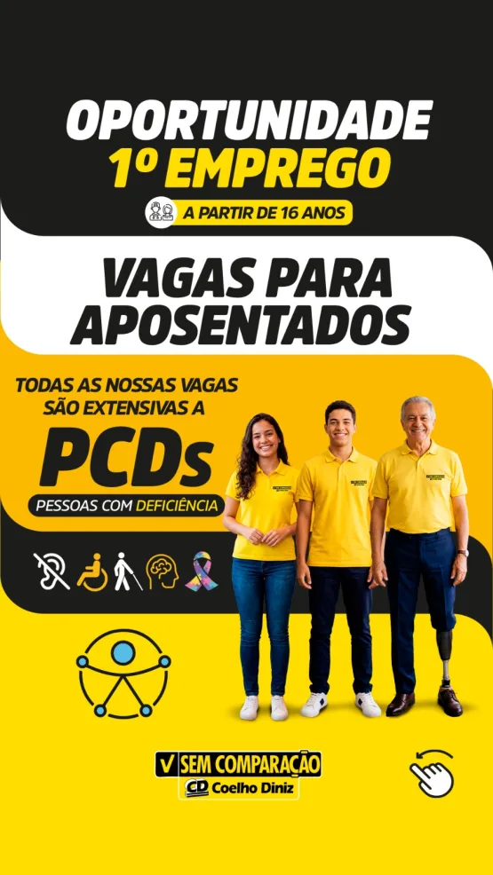 Coelho Diniz anuncia vagas de emprego para nova unidade em Nanuque