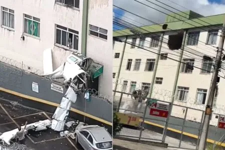 Piloto e passageiro morrem durante queda de avião em BH; outras 3 pessoas estavam a bordo