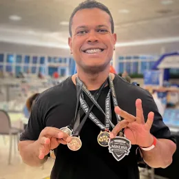 Atleta de Nanuque conquista vice-campeonato mineiro de Powerlifting em Uberlândia