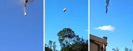 Balão pega fogo no ar e cai, pelo menos 8 morreram