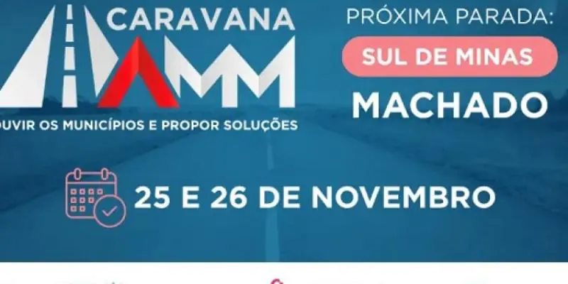 Caravana da AMM chega a Machado nesta terça (25)