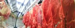 Carne pesa na cesta de Uberlândia