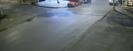 Carro e viatura voam em perseguição maluca