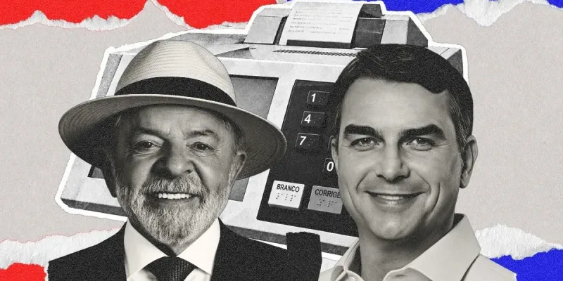 Datafolha: Flávio Bolsonaro tem 52,13% e Lula, 47,87% no segundo turno