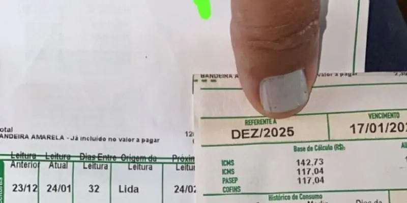 Fatura da conta de luz tem novo modelo