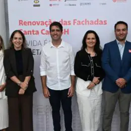 FIEMG participa de apresentação da restauração da fachada da Santa Casa BH e anuncia novos investimentos para a instituição