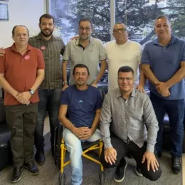 Gustavo Santana recebe vereadores de Nanuque