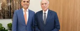 OAB-MG recebe a visita do ex-Presidente da República, Michel Temer