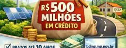 Prefeituras mineiras terão R$ 500 milhões no Edital BDMG Municípios 2026 para financiar infraestrutura e sustentabilidade