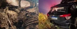 Quatro pessoas morrem em grave acidente na BR-418, próximo à divisa entre Bahia e Minas