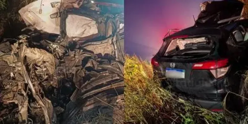 Quatro pessoas morrem em grave acidente na BR-418, próximo à divisa entre Bahia e Minas