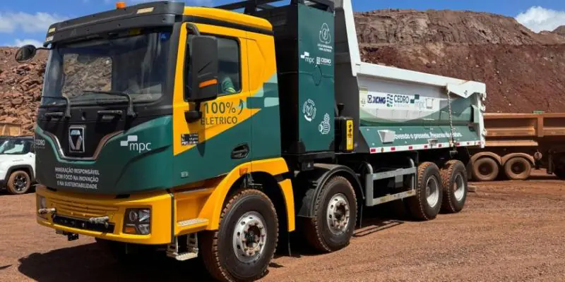 Rumo à descarbonização: Cedro inicia testes com caminhão 100% elétrico