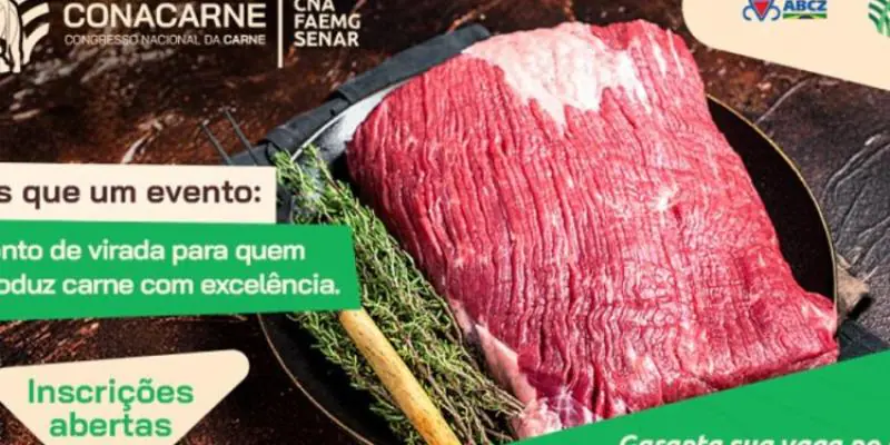 Sistema CNA/Senar e Faemg abrem inscrições para o Conacarne