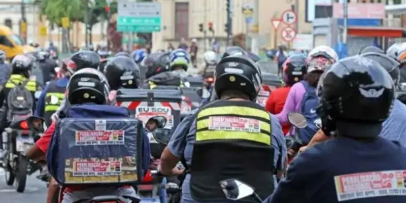 Trabalhadores de aplicativo vão parar em JF